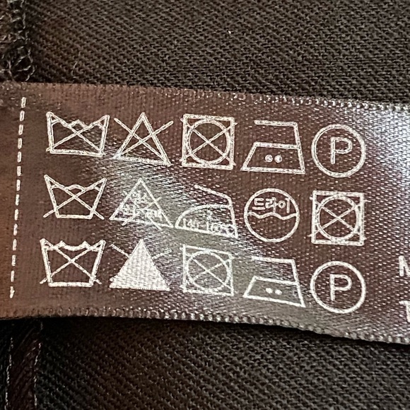 NWT. Massimo Dutti Black Wool Blend Midi Dress with Gathered Side. Size S. - Picture 11 of 11